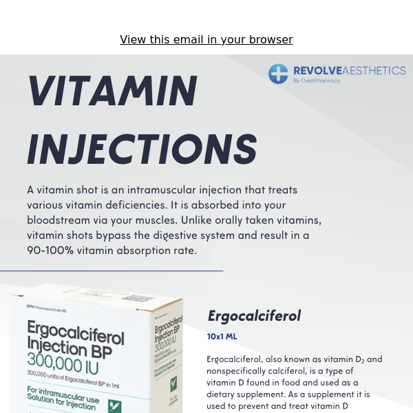 Vitamin Injections Are HERE! ✨