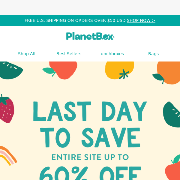 Last Day to Save up to 60%!