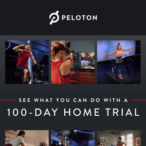 Bring Home Peloton for 100 Days