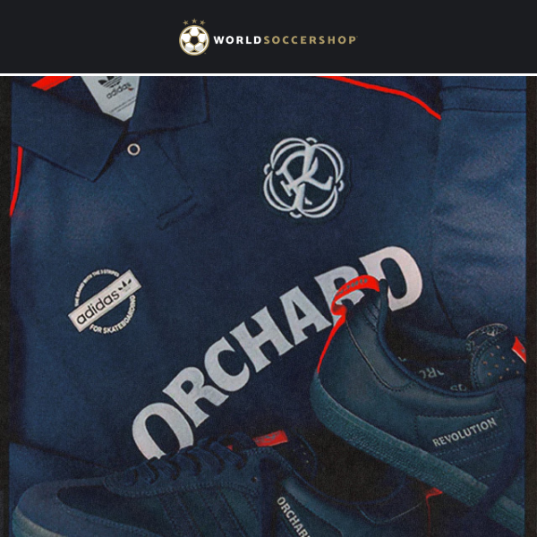 adidas New England Revolution x Orchard Skateboarding! Available Now!
