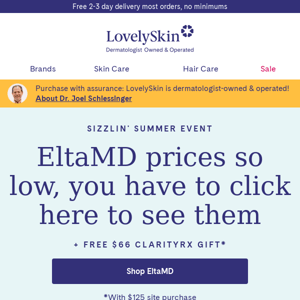 EltaMD prices so low, you have to click here to see them 👇