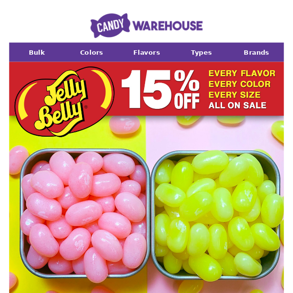 Jelly Belly Sale - Dozens Of Delicious Flavors!
