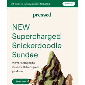 NEW! Supercharged Snickerdoodle Sundae