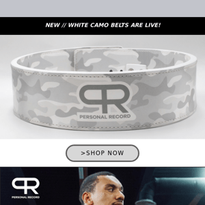 💥 NEW White Camo Belts Are Live!