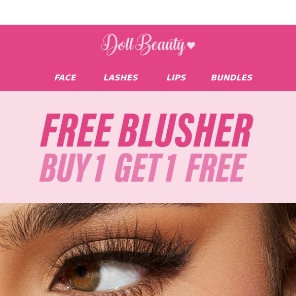 FREE BLUSHERS! Starts 7PM 🚨