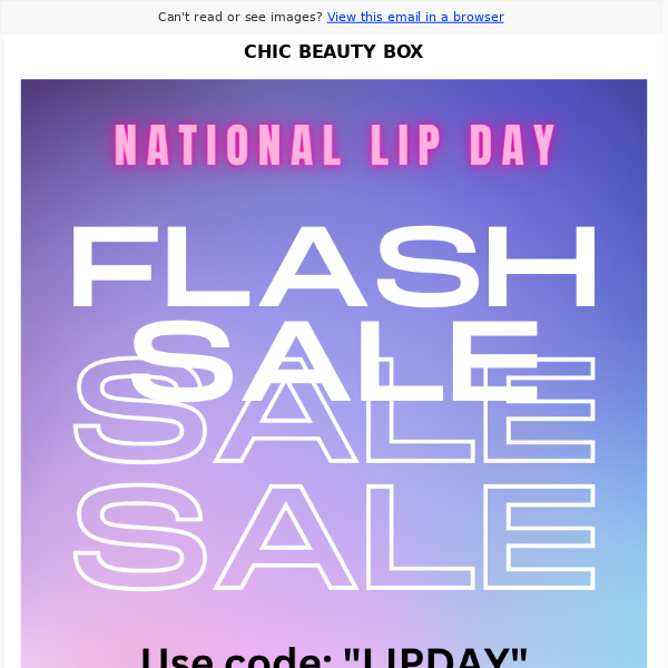 TODAY ONLY! National Lipstick Discounts💄