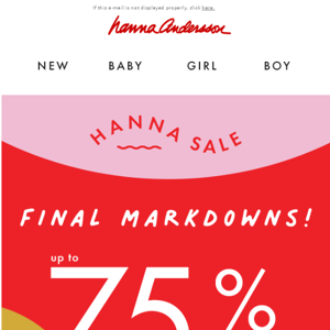 Up to 75% off Sooo Many Favorites