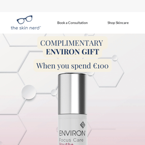 A complimentary gift from Environ ✨