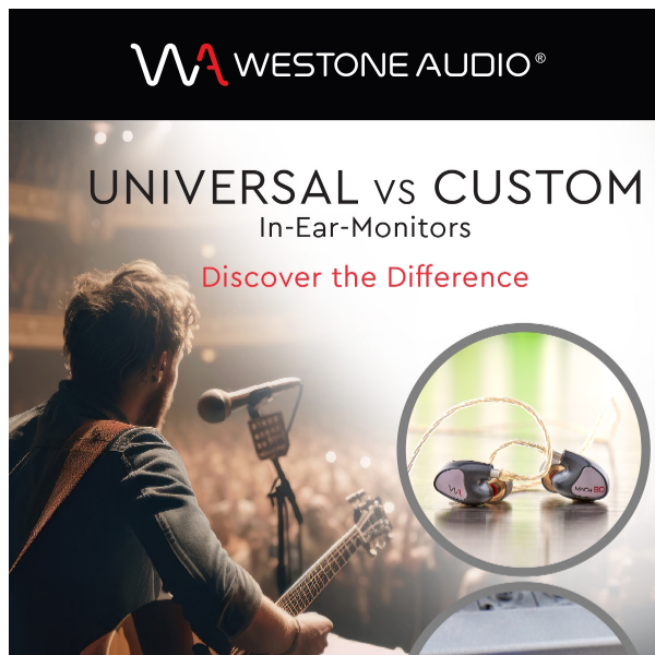 NEW BLOG: Universal vs Custom IEM's