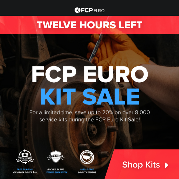 Kit Sale Ends TONIGHT - Last Chance To Save 20% On CLK500 Parts!