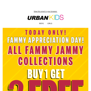 Fammy Jammies Buy 1 Get 2 FREE 💥