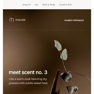 introducing scent no. 3.