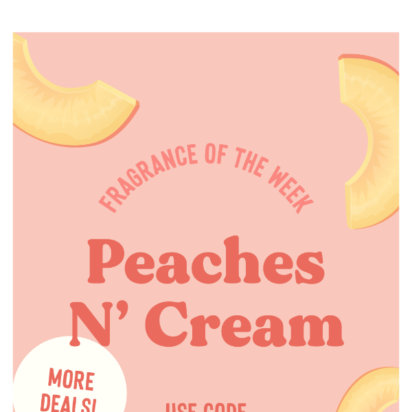 Peaches n Cream have been restocked! 🍑