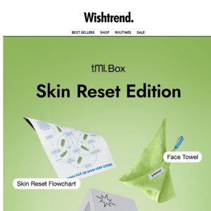 Reset & restore your skin the new Green Tea & Enzyme TMI Box💚