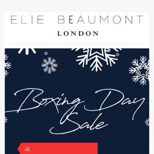 Boxing Day Sale🎁 Ending Soon!