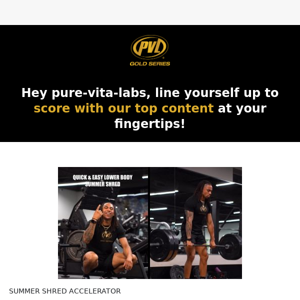 ☀️ Pure Vita Labs, these fit tips & 7-day gym access are for you.