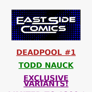 🔥 PRE-SALE TOMORROW at 2PM (ET)🔥 TODD NAUCK's DEADPOOL 1 ANTI-HOMAGE VARIANTS🔥 VERY LIMITED W/ COAs💥PRE-SALE SUNDAY (10/02) at 2PM Noon (ET)/11AM (PT)