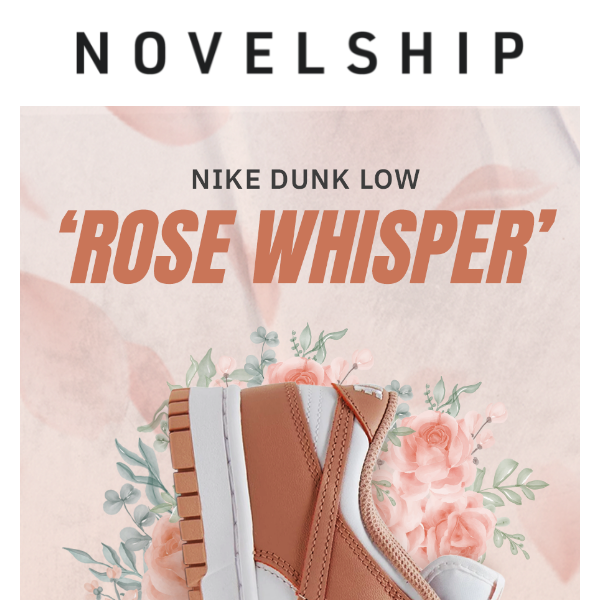 [NEW RELEASE 💦] Nike Dunk Low 'Rose Whisper' 🌹👅