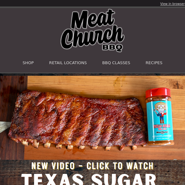 The Meat Church Black Friday sale is on plus our January BBQ