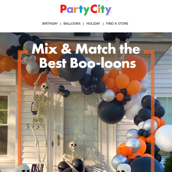 Create the best Boo-Loon Display on the Block