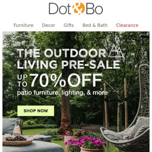 Last day to save on outdoor furniture!