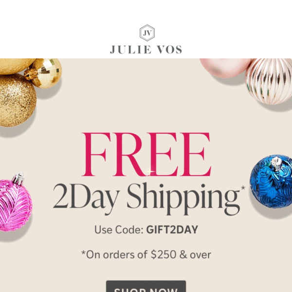 Free shipping just got faster 🎁