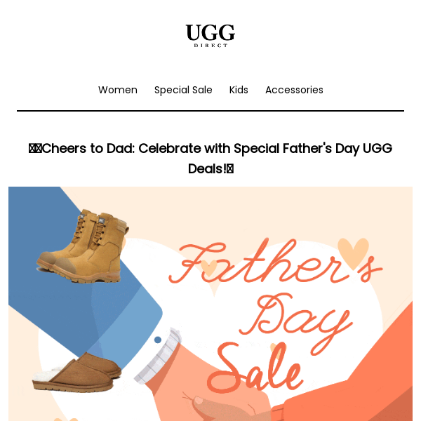 🍻👨Cheers to Dad: Celebrate with Special Father's Day UGG Deals!