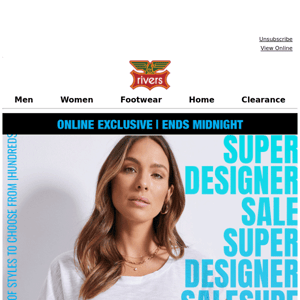 SUPER Designer Sale | $9.99* Each When You Buy 3