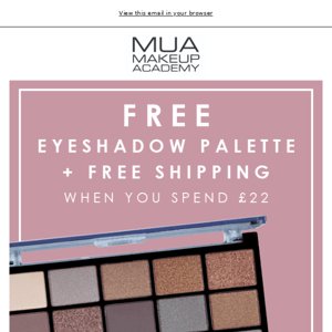 Have you got your free 15 shade palette yet?