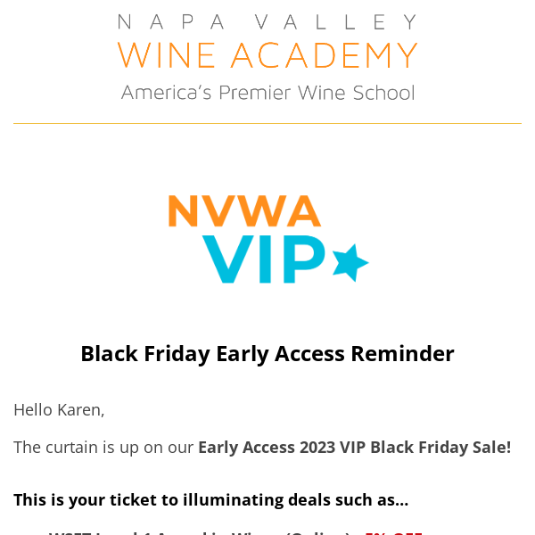 Early Access 2023 VIP Black Friday Sale is Now!