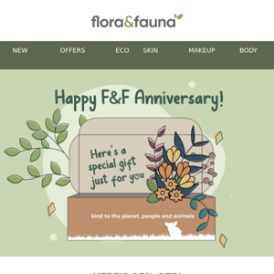 15% Off For Your F&F Anniversary! 🌿