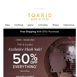 Get $15 off your next purchase when you buy a $100+ gift card in stores! -  Torrid