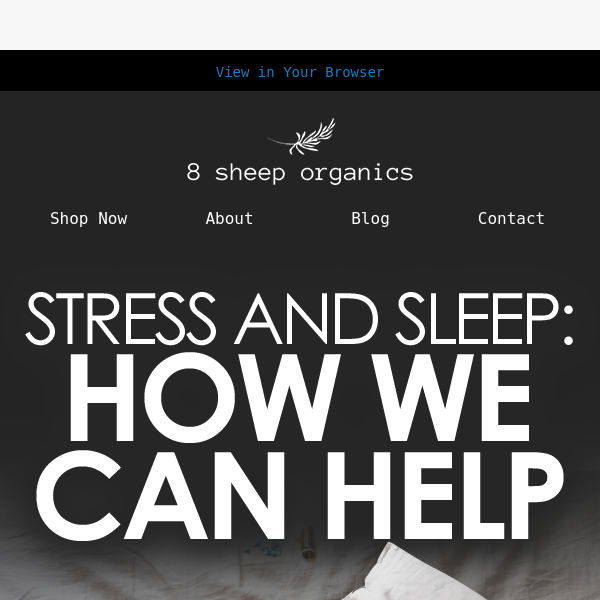 Stress and Sleep: How We Can Help 😴