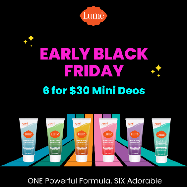 Try 6 scents for $30 + FREE shipping