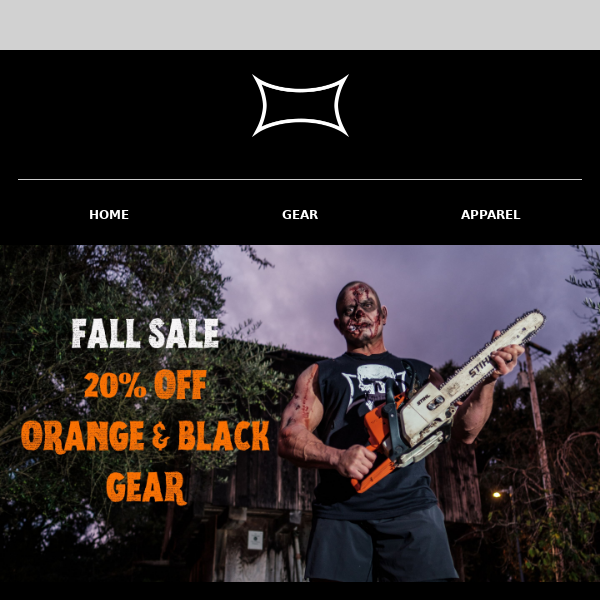Black & Orange Gear On Sale Now - 20% Off! 🔥