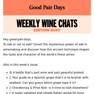 Weekly Wine Chats #147⛱