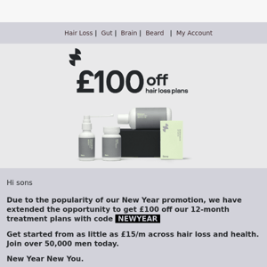 Extended For An Extra Week - Get £100 Off