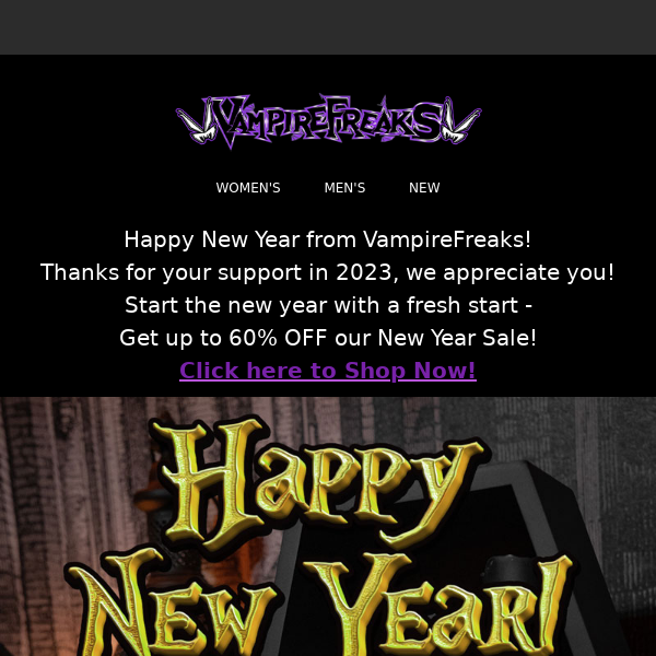 🎉 Happy New Year from VampireFreaks!