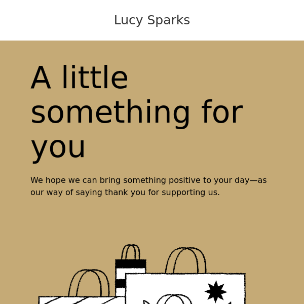 Hey Lucy Sparks, Want a Special Discount?