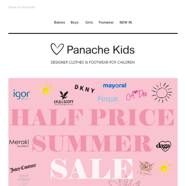 HALF PRIC Summer SALE, Let's Go! 😃