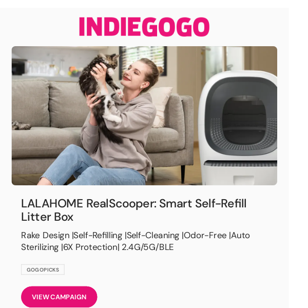 LALAHOME RealScooper: Smart Self-Refill Litter Box
