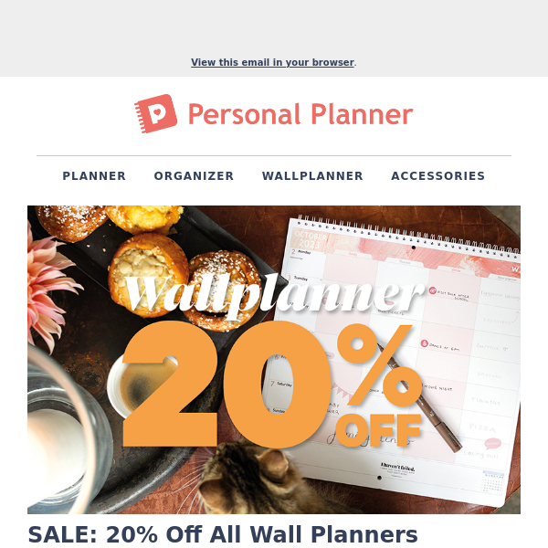 🗓️ 🌟 20% off Family Wall Planners