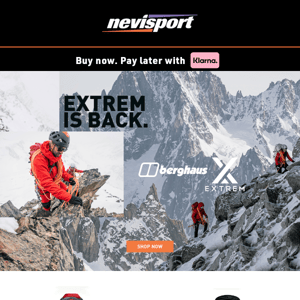 New In Berghaus: Extrem Collection