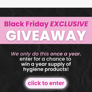 HUGE GIVEAWAY- Black Friday EXCLUSIVE ✨🖤