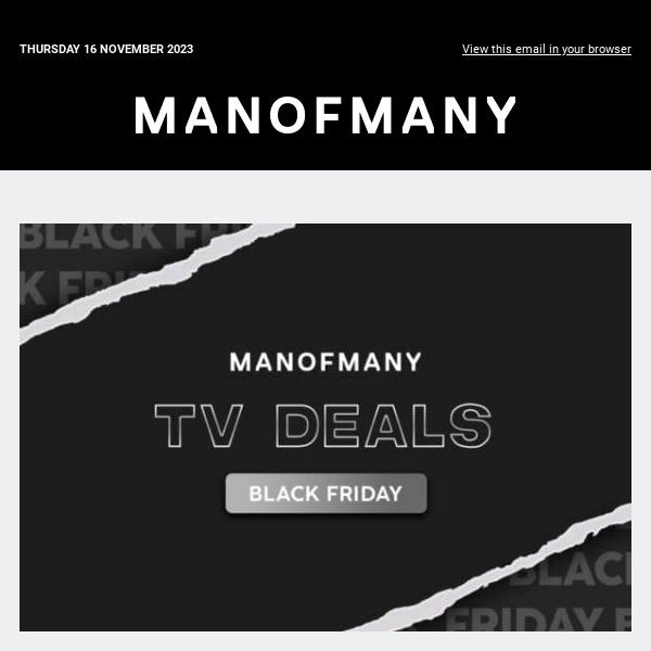 20 Best Early Black Friday TV Deals & more