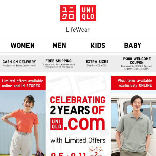 Hey, last day to shop our limited offers and see you at our Live Station  tonight! - Uniqlo USA