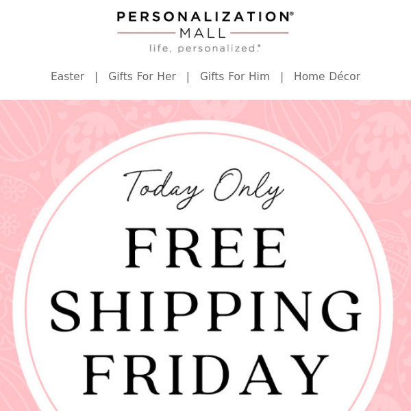 Free Shipping Friday!