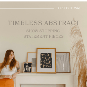 Elevate Your Walls With Timeless Abstract 🌟