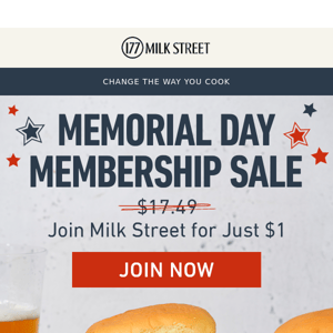 Join For $1: Memorial Day Membership Sale