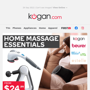 Had a Busy Day? You Deserve to Relax - Home Massage from $24.99